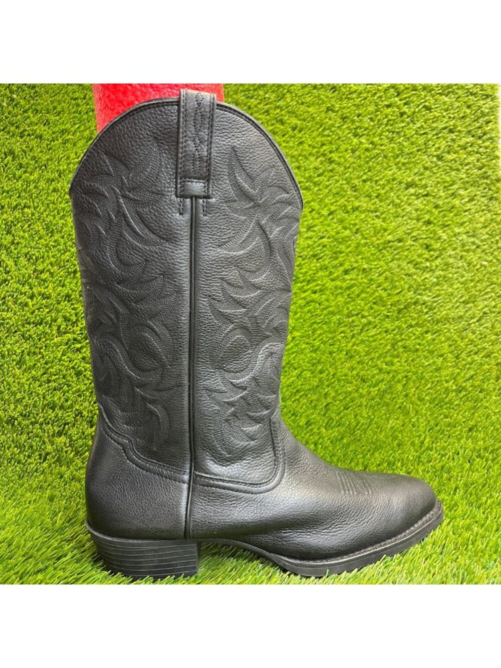 Ariat‎ Heritage R-Toe Mens Size 10.5 Black Classic Outdoor Cowboy Western Boots
